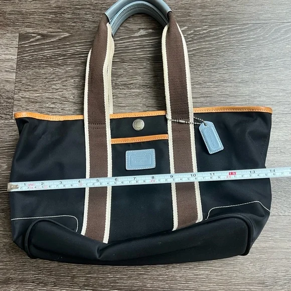 Vintage Coach Hampton Tote Black - Picture 3 of 12